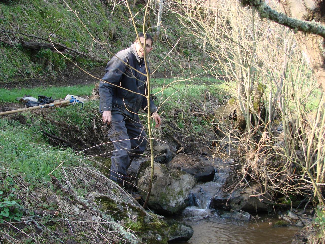 Nettoyage de l'Auze le 12 Avril 2014