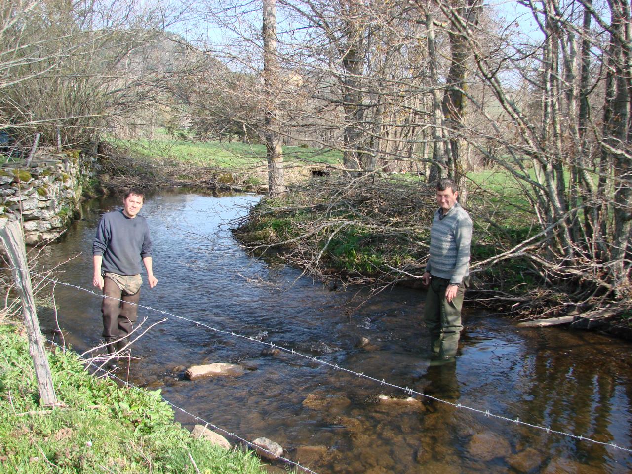 Nettoyage de l'Auze le 12 Avril 2014