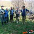 Nettoyage de l'Auze le 12 Avril 2014